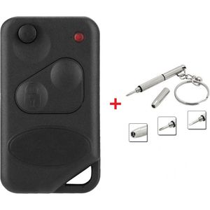 Autosleutel 2 knoppen P38 + Mini RVS 3in1 Schroevendraaier geschikt voor Land Rover / Land Rover Discovery / Range Rover Freelander / Range Rover / Land Rover Defender 90 / Land Rover autosleutel.