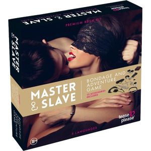 Tease & Please Master & Slave Bondage - Panterprint beige - Erotisch Bordspel