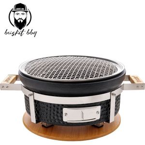 Tafelgrill - Table Grill - Hibachi - Barbecue - Keramische Grill - Shichirin - Ronde keramische BBQ - Koreaanse barbecue