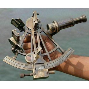 Sextant XL  Antiek | vintage | maritiem | zeevaart | nautisch | schip | navigatie | boot | scheepvaart | geschenk | Kado