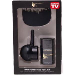 123Haarverdikker Starterskit Licht blond| Hair building fibers 12 gram + Finisher spray + Hairline optimizer| Beste kwaliteit Haarvezels!|Verbergt haaruitval In 20 seconden voor Mannen & Vrouwen|