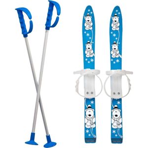Plastic Kinderski’s 70 cm - Mini Ski Set kind - Kinderski 3-6 jr Blauw