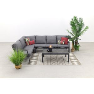 Azoren/Atlanta loungeset - antraciet - links & rechts