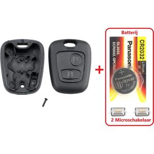 Sleutelbehuizing met CR2016 batterij en 2 microschakelaars