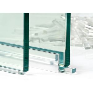 Beglazingsblokjes - Transparant - Set van 10 - Voor Glazen Deur of Wand