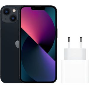 Apple iPhone 13 128GB Zwart + Apple Usb C Oplader 20W
