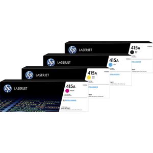 HP - 415A - Toner Combo Pack - Zwart Geel Magenta Cyaan