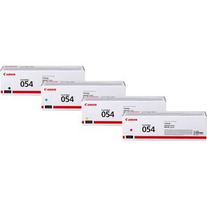Canon - 054 - Toner Combo Pack - Zwart - Geel - Magenta - Cyaan - Tot 1.500 pagina's