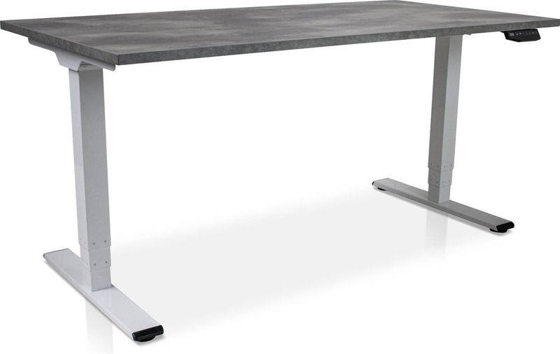 Lineaflex - MRC Comfort - Zit-Sta Bureau - Wit - Elektrisch - Geheugenfunctie