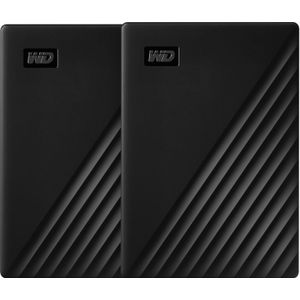 WD - My Passport - Harde Schijf - Zwart - Duo Pack - 4TB