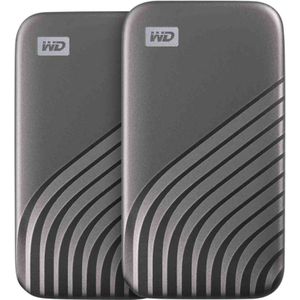 WD My Passport 2TB SSD Space Grey - Duo Pack