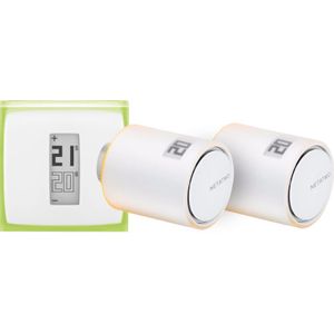 Netatmo Slimme Modulerende Thermostaat + 2 radiatorknoppen