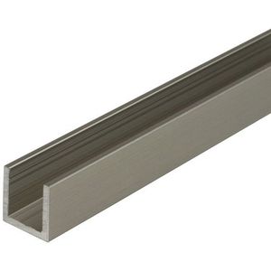 Aluminium U-profiel 15x15x15x2 - RVS