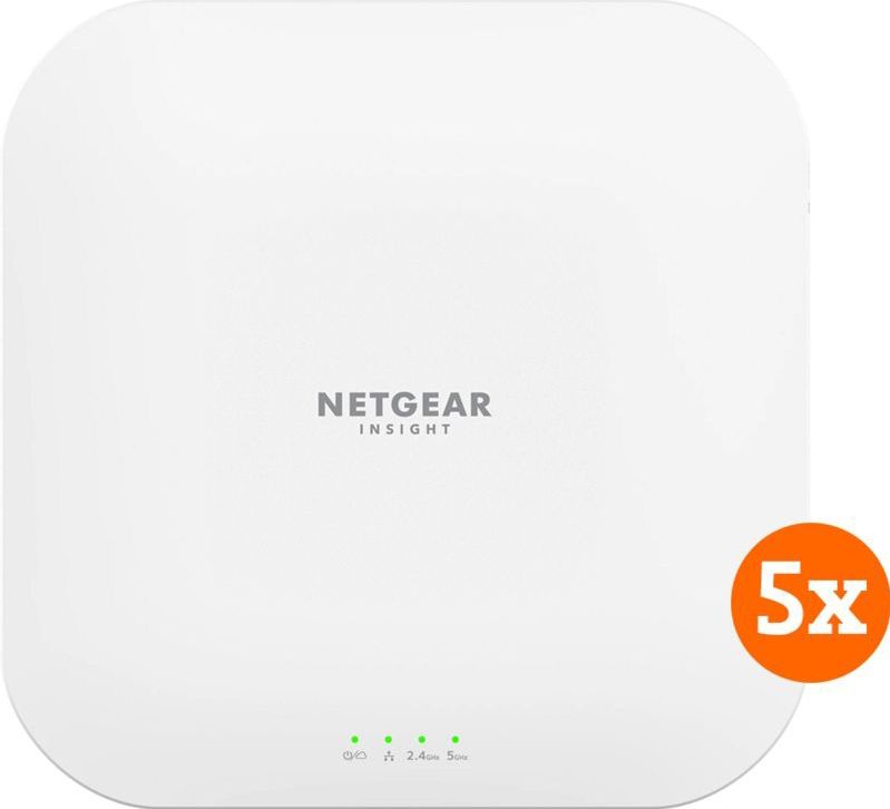 Netgear - WAX620 - Toegangspunt - 5-pack - Wi-Fi 6
