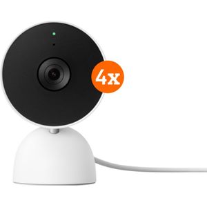 Google Nest Cam Indoor Wired 4-pack