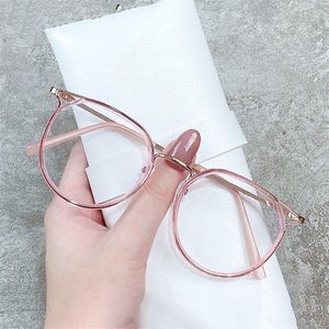 Computerbril tegen blauw licht - Metalen blauwlichtbril - Roze