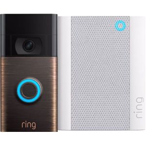 Ring Video Doorbell Gen. 2 Lichtbrons + Chime