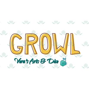 Growl Sticker - Wilde Dieren - Tekst Quotes Stickers - Deur Stickers - Handgemaakte Stickers - Journaling - Bullet Journal - Scrapbooking - Leuke Stickers - Laptop Sticker - Telefoon Sticker - Cute - Dier - Lief - Schattig - Wilde Dieren