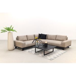 Barcelona/Cuba Sunbrella loungeset - Taupe - 3-delig