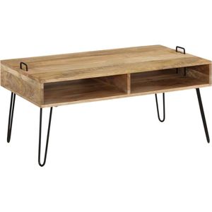 Medina Salontafel 100x60x45 cm massief mangohout