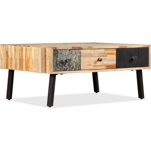 Medina Salontafel 90x65x40 cm massief gerecycled teakhout