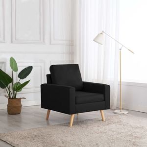 Medina Fauteuil stof zwart