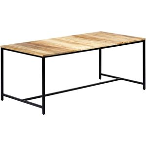 Medina Eettafel 180x90x75 cm massief ruw mangohout