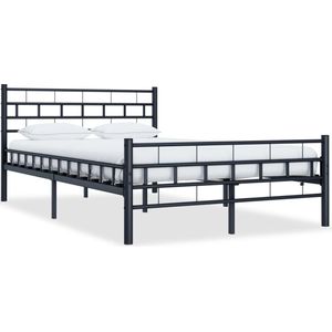 Medina Bedframe staal zwart 120x200 cm