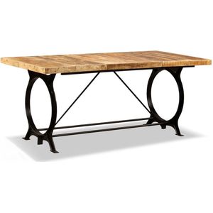 Medina Eettafel 180 cm massief ruw mangohout