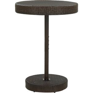 Medina Tuintafel 75,5x106 cm poly rattan bruin