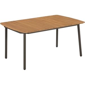 Medina Tuintafel 150x90x72 cm massief acaciahout en staal