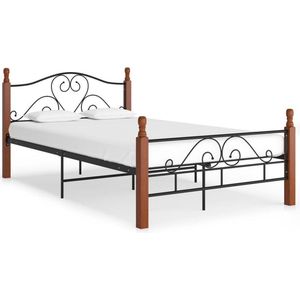 Medina Bedframe metaal zwart 120x200 cm