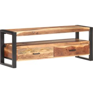 Medina Tv-meubel 120x35x45 cm massief hout met sheesham afwerking