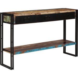 Medina Wandtafel 120x30x76 cm massief gerecycled hout