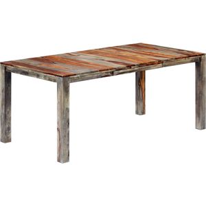 Medina Eettafel 180x90x76 cm massief sheeshamhout grijs