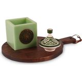 Safaary Marokkaanse kaars Ø 12 x 12cm-rond patroon
