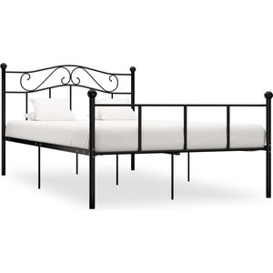 Medina Bedframe metaal zwart 140x200 cm