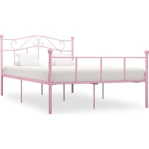 Medina Bedframe metaal roze 160x200 cm