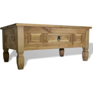 Medina Salontafel Mexicaans grenenhout Corona-stijl 100x60x45 cm