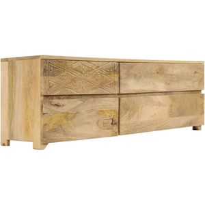 Medina Tv-meubel 120x30x40 cm massief mangohout