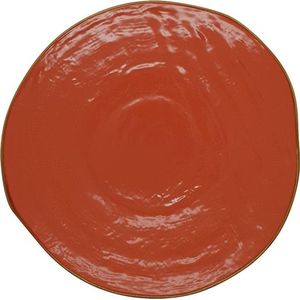 Vivi Oggi - Dinerborden - Bord - Rond - Ø 28cm - Oranje - Italië