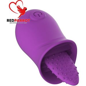 Tong vibrator | Vibrator | 10 standen | Oplaadbaar | Realistisch gevoel | Ribbels