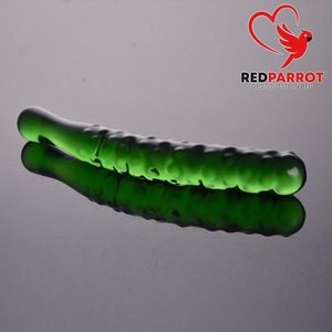 Dildo | Glazen dildo | Luxe design | Courgette | Hoge kwaliteit glas | 18 cm