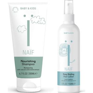 Naïf - Baby & Kids Shampoo & Lotion Set - 200ml + 150ml - Shampoo