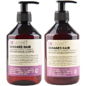 Insight - Damaged Hair Restructurizing Set - 400 + 400 ml