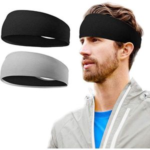 Mannen Zweetband Sport Hoofdband Stretch Elastische Vrouwen Yoga Running Haarband Voor Mannen Outdoor Sport Headwrap Fitness Sport Veiligheid