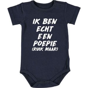 Ik ben echt een poepie (ruik maar) Baby Romper | rompertje | geboorte | cadeau | jongen