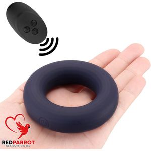 Originele vibrerende cockring deluxe | Flexibele cockring | Afstandsbediening | Zeer luxe uitvoering | Oplaadbaar | 10 Vibratiestanden