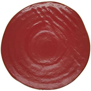 Vivi Oggi - Dinerborden - Bord - Rond - Ø 28cm - Rood - Italië - Kerst