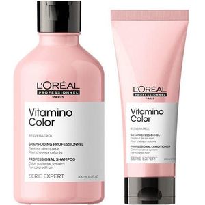 L'Oréal - Vitamino Color Duo - Shampoo en Conditioner - 300+200ml